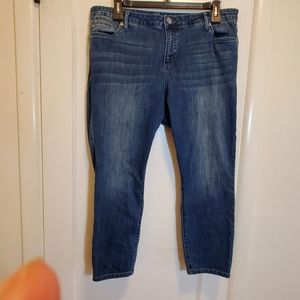 Kut from the Kloth Katy ankle straight leg jeans